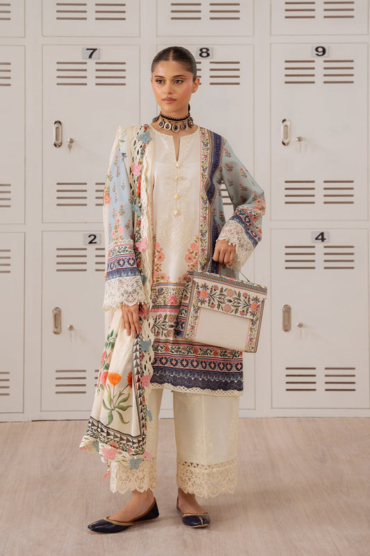 ZUMRA-07-B | LAANEM SS`25 Unstitched Lawn By Saira Rizwan