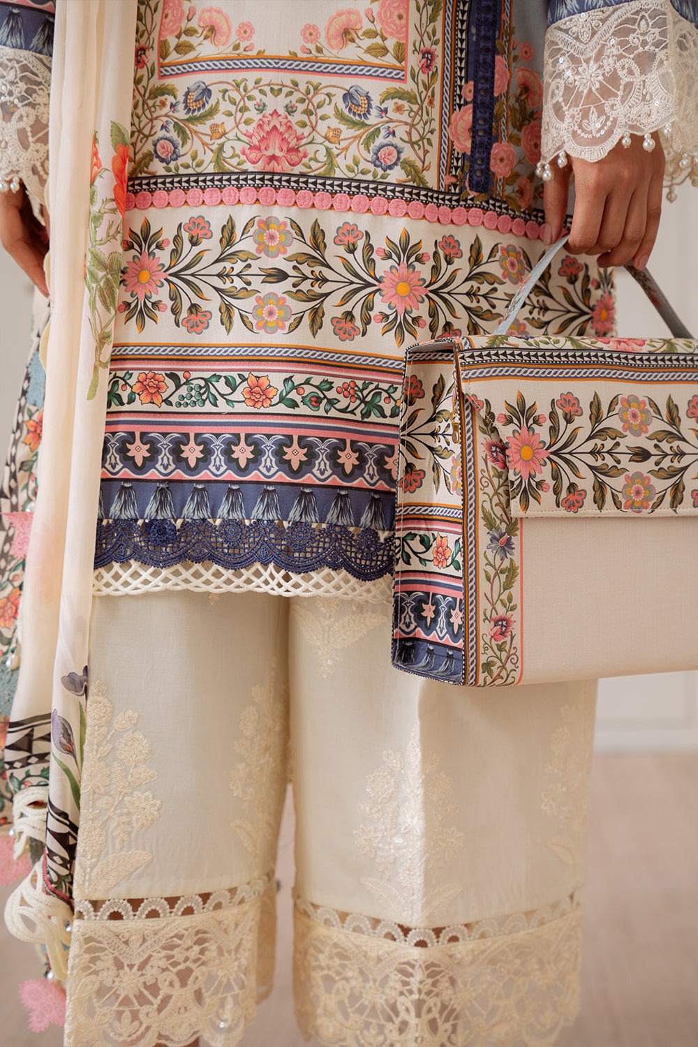 ZUMRA-07-B | LAANEM SS`25 Unstitched Lawn By Saira Rizwan