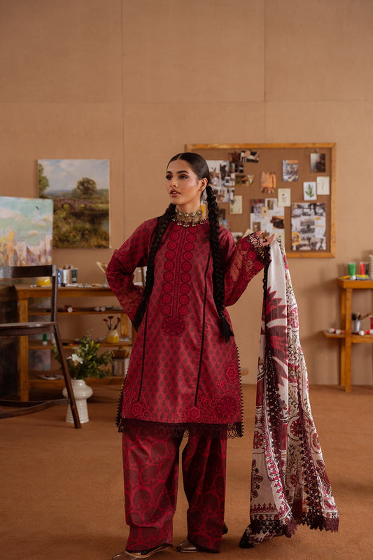 SEREN-08-A | LAANEM SS`25 Unstitched Lawn By Saira Rizwan