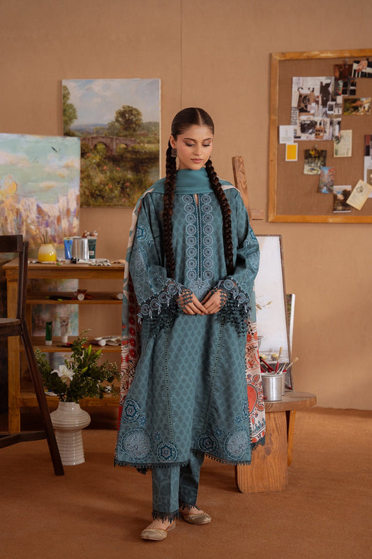 SEREN-08-B | LAANEM SS`25 Unstitched Lawn By Saira Rizwan