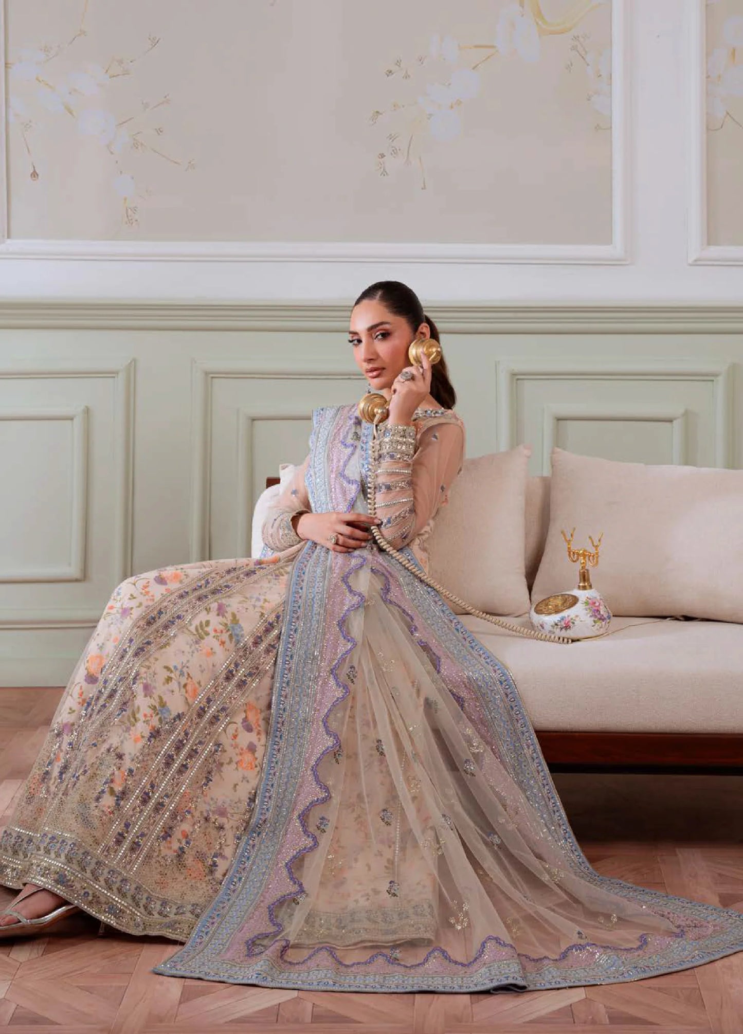Luxury Unstitched | Embroidered | Suite