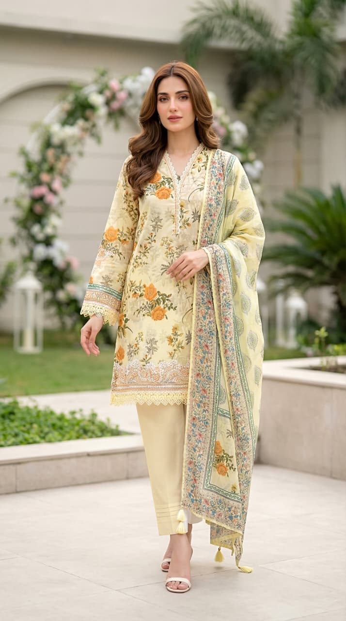 3-Piece Embroidered Summer Collection