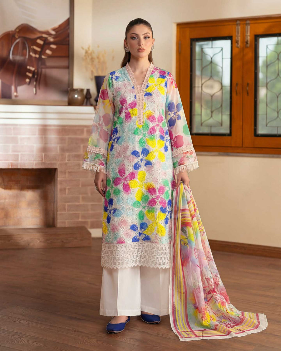 3-Piece Embroidered Summer Collection