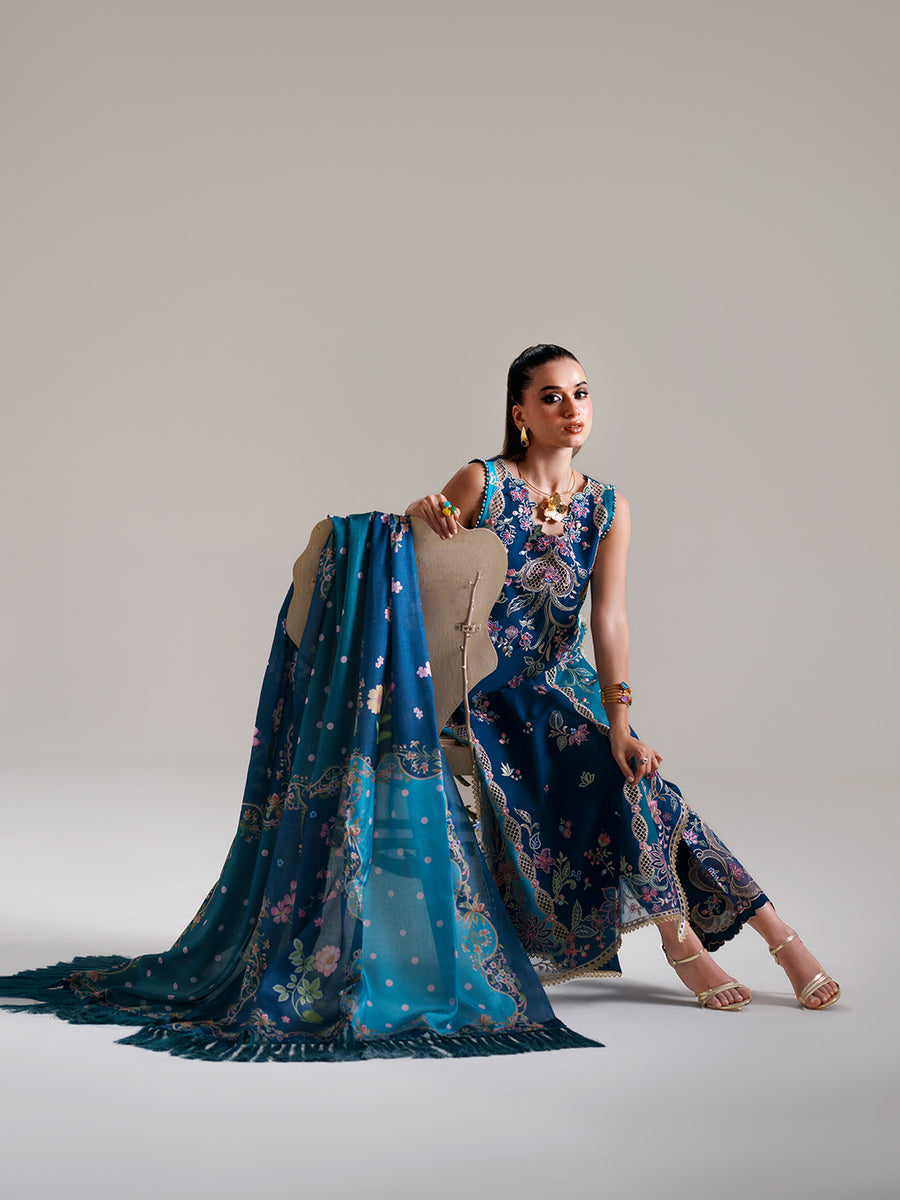 3-Piece  |  Unstinted Embroidered  |  Summer Collection