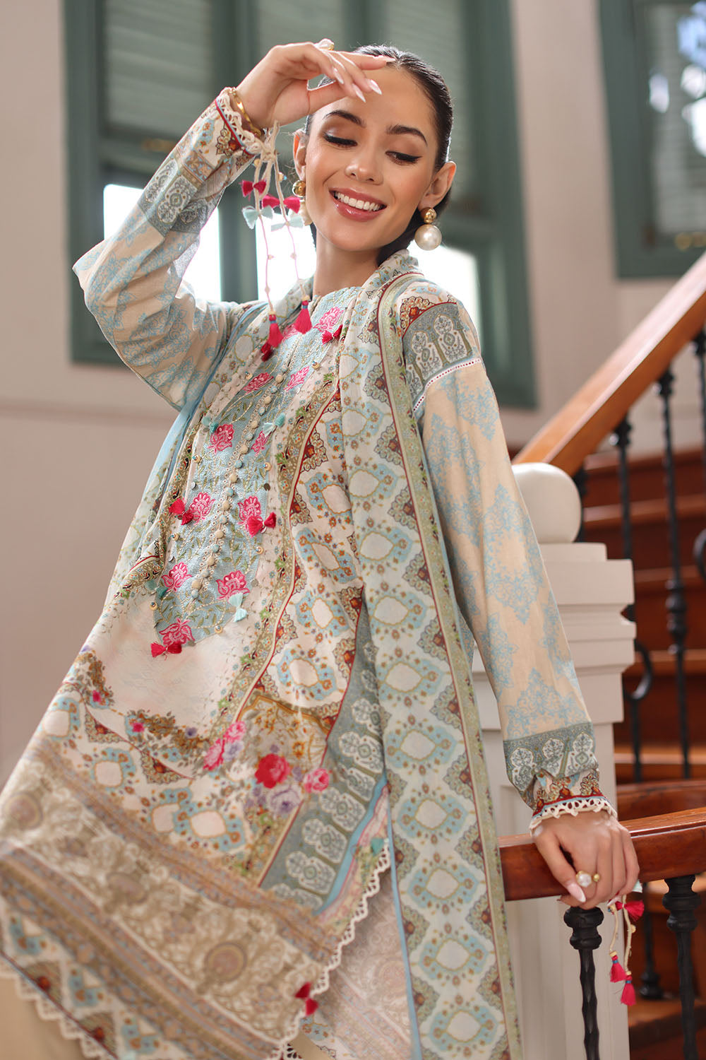 Unstitched | 3 Piece | Embroidered| Lawn Suit