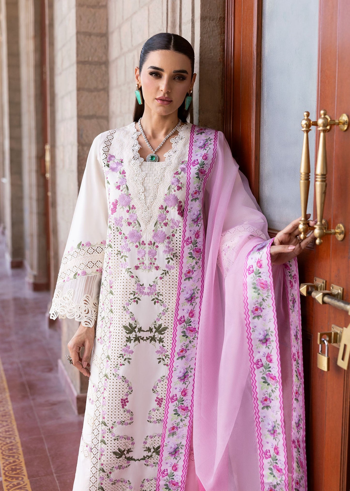 1A-ZERENE | Bloom By Saira Shakira Unstitched Lawn`25
