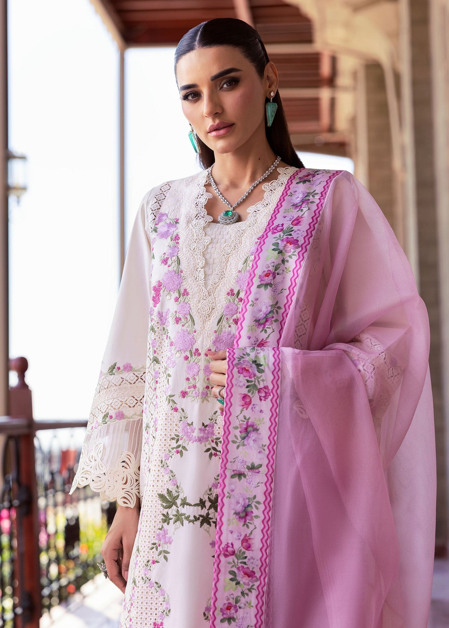 1A-ZERENE | Bloom By Saira Shakira Unstitched Lawn`25