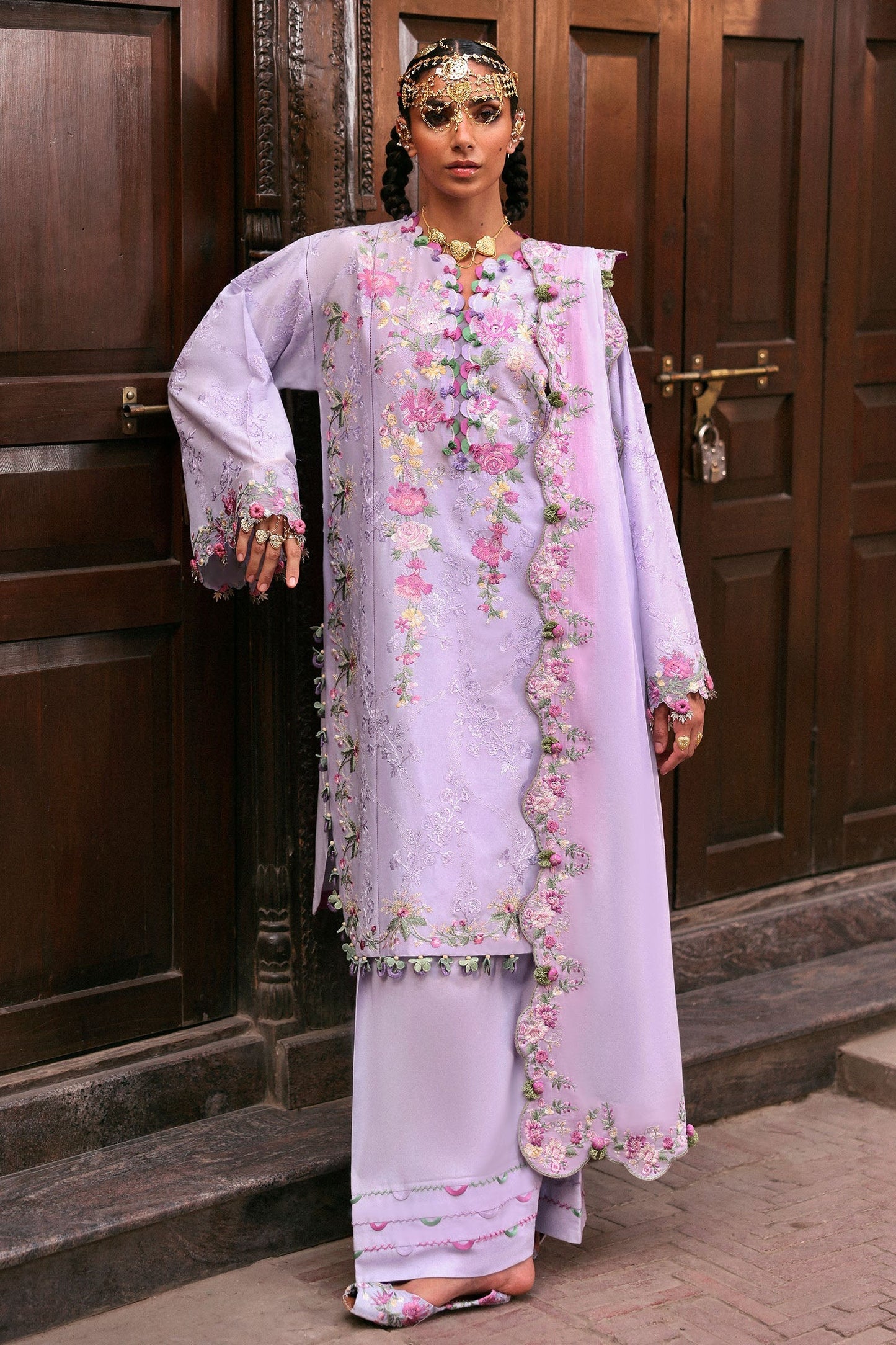 D4-NILOFER | ZAHA Unstitched Festive Lawn`25