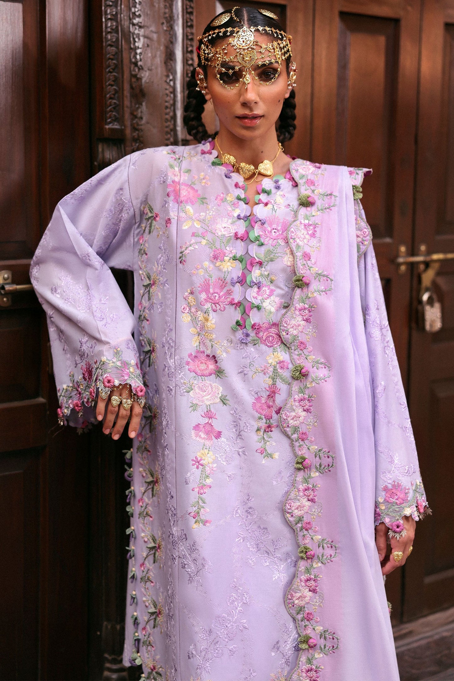 D4-NILOFER | ZAHA Unstitched Festive Lawn`25