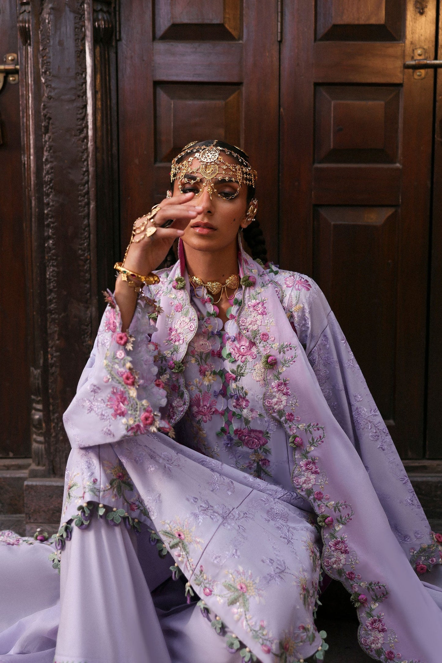 D4-NILOFER | ZAHA Unstitched Festive Lawn`25