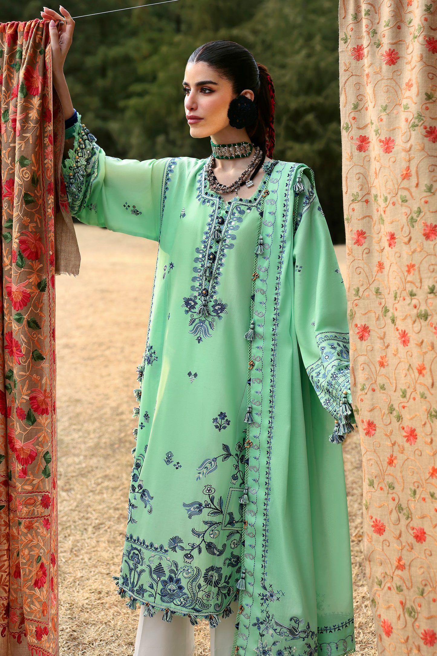 ELAYA 10-A | Neelum By ZAHA Lawn`25