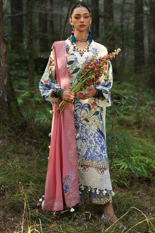 WHITE SOLANA 03-B | Neelum By ZAHA Lawn`25