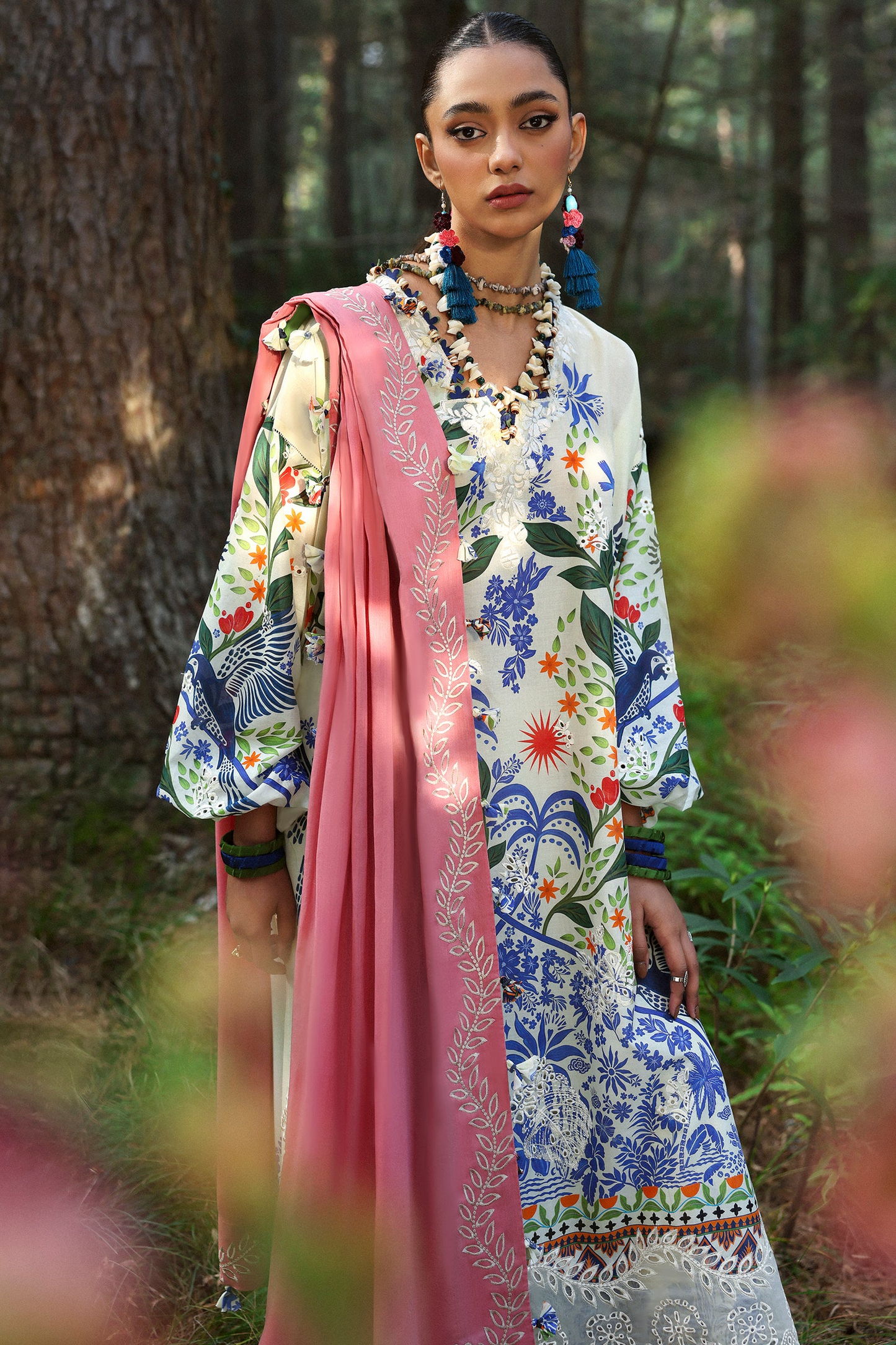 WHITE SOLANA 03-B | Neelum By ZAHA Lawn`25